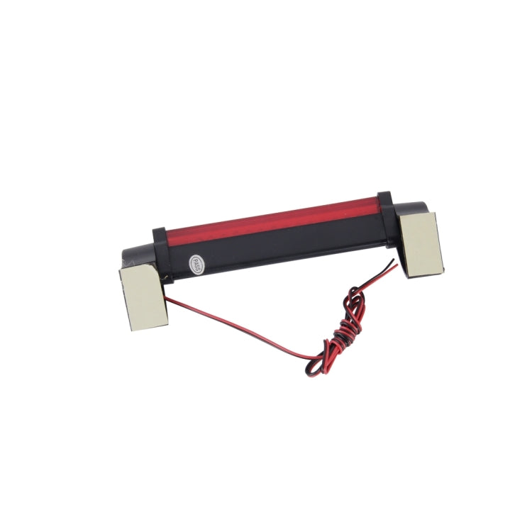 Terza luce freno per auto a luce rossa a 14 LED, lunghezza cavo DC 12V: 80 cm, 14 LEDs
