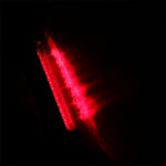Terza luce freno per auto a luce rossa a 14 LED, lunghezza cavo DC 12V: 80 cm, 14 LEDs