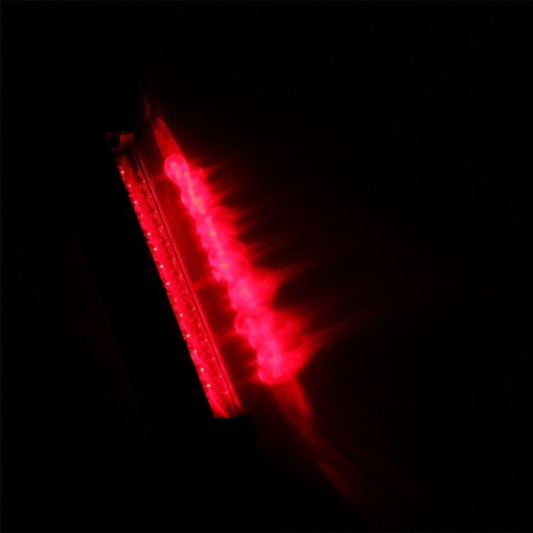 Terza luce freno per auto a luce rossa a 14 LED, lunghezza cavo DC 12V: 80 cm, 14 LEDs
