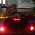 Terza luce freno per auto a luce rossa a 14 LED, lunghezza cavo DC 12V: 80 cm, 14 LEDs