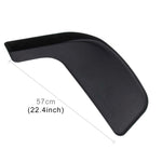2 pezzi universale per paraurti anteriore per auto spoiler splitter per labbra diffusore SUV ABS pala anteriore, lunghezza: 57 cm, Length: 57cm