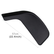 2 pezzi universale per paraurti anteriore per auto spoiler splitter per labbra diffusore SUV ABS pala anteriore, lunghezza: 57 cm, Length: 57cm
