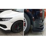 2 pezzi universale per paraurti anteriore per auto spoiler splitter per labbra diffusore SUV ABS pala anteriore, lunghezza: 57 cm, Length: 57cm