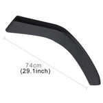 2 pezzi universali per paraurti anteriore per auto, spoiler, splitter per labbra, SUV, ABS, pala anteriore, lunghezza: 74 cm., Length: 74cm