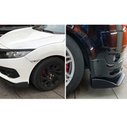 2 pezzi universali per paraurti anteriore per auto, spoiler, splitter per labbra, SUV, ABS, pala anteriore, lunghezza: 74 cm., Length: 74cm