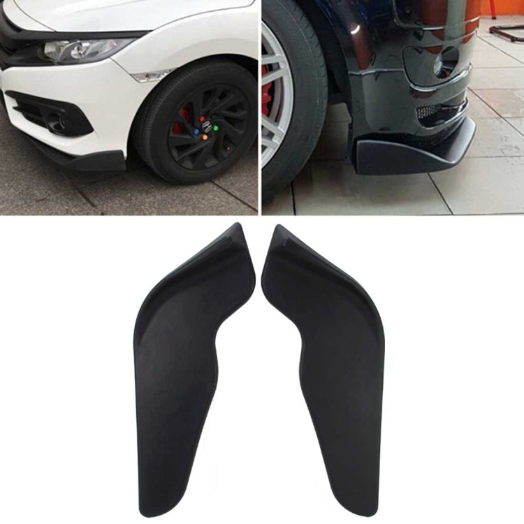 2 pezzi universale per paraurti anteriore per auto spoiler splitter per labbra diffusore SUV ABS pala anteriore, lunghezza: 68 cm, Length: 68cm