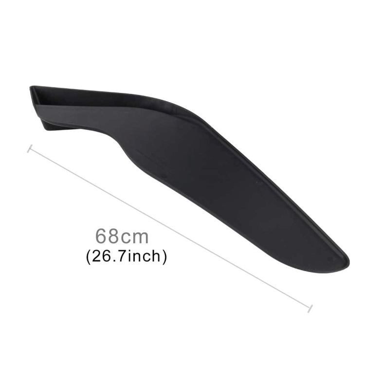 2 pezzi universale per paraurti anteriore per auto spoiler splitter per labbra diffusore SUV ABS pala anteriore, lunghezza: 68 cm, Length: 68cm