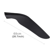 2 pezzi universale per paraurti anteriore per auto spoiler splitter per labbra diffusore SUV ABS pala anteriore, lunghezza: 68 cm, Length: 68cm