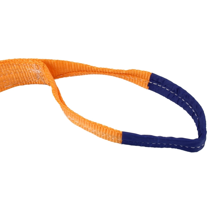 ZONGYUAN ZY-0223 Auto 5m×5cm 8 Ton Traino 2 Ton Cinghie di Fune di Sollevamento Cavo ad Alta Resistenza Recupero Pesante Accessori di Fissaggio per Auto Camion (Senza Gancio), 5m×5cm no hook