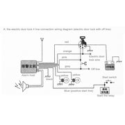 Sistema di allarme di sicurezza impermeabile per moto con due telecomandi, Security Alarm System