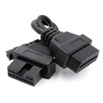 Cavo diagnostico OBDII da 12 pin a 16 pin per Mitsubishi, For Mitsubishi
