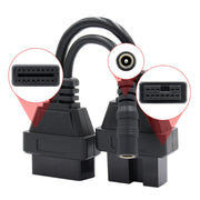 Cavo diagnostico OBDII da 12 pin a 16 pin per Mitsubishi, For Mitsubishi