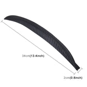 Adesivo protettivo antigraffio per striscia di protezione parafango in gomma per auto da 2 pezzi, dimensioni: 34 * 2 cm, Size: 34*2cm