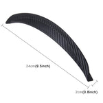 Adesivo protettivo antigraffio per striscia di protezione parafango in gomma per auto da 2 pezzi, dimensioni: 24 * 2 cm, Size: 24*2cm