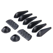 Kit di regolazione del flusso d'aria in gomma per cancellazione del rumore esterno da 10 pezzi, Noise-cancelling Airflow-adjusting Kit