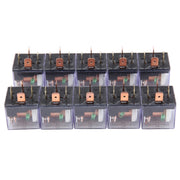 10 pezzi JD-1912 80 AMP 12V Relè impermeabile per auto a quattro spine con spia, JD-1912