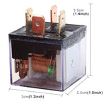 10 pezzi JD-1912 80 AMP 12V Relè impermeabile per auto a quattro spine con spia, JD-1912