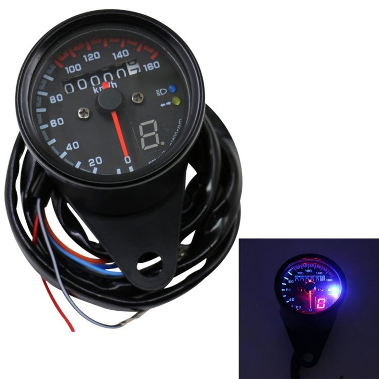 Contachilometri contachilometri contachilometri retroilluminato a LED universale impermeabile 3 in 1, DC 12V, 3 in 1