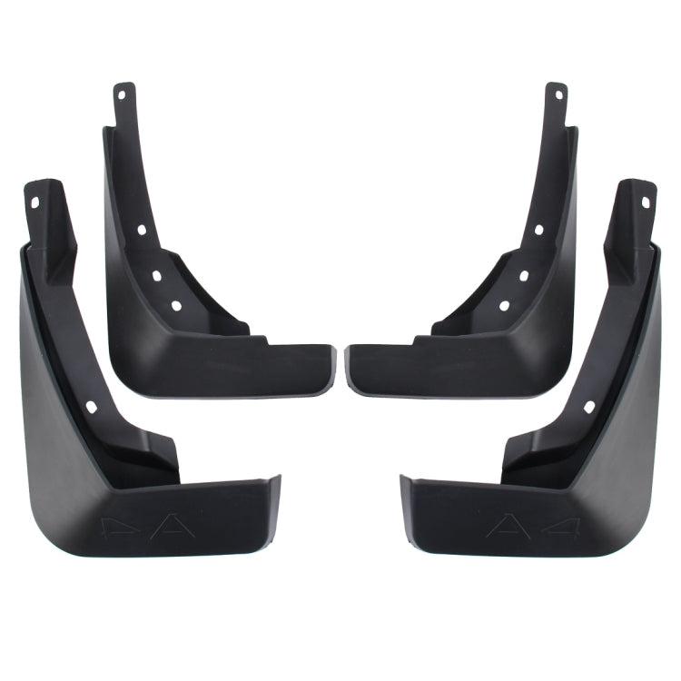 Parafanghi paraspruzzi in PVC semirigido per auto da 4 pezzi per Audi A4L versione 2016, For 2016 A4L