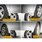 Parafanghi paraspruzzi in PVC semirigido per auto da 4 pezzi per Audi A4L versione 2016, For 2016 A4L
