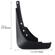 Parafanghi paraspruzzi in PVC semirigido per auto da 4 pezzi per Audi A4L versione 2016, For 2016 A4L