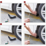 Parafanghi paraspruzzi in PVC semirigido per auto da 4 pezzi per Audi A4L versione 2016, For 2016 A4L
