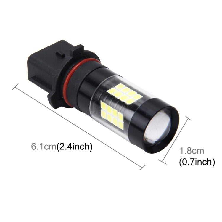Fendinebbia per auto P13W 7W 420LM 6000K con 43 lampade LED SMD-3528, DC 12V, P13W 7W