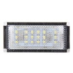 Luce targa 2 pezzi con 18 lampade SMD-3528 per BMW E46 2D M3,2004-2006,2W 120LM,6000K, DC12V (luce bianca), For BMW E46 2D M3