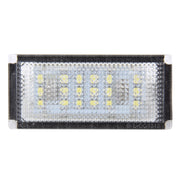 Luce targa 2 pezzi con 18 lampade SMD-3528 per BMW E46 2D M3,2004-2006,2W 120LM,6000K, DC12V (luce bianca), For BMW E46 2D M3