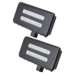 2 luci per specchio di cortesia a LED per auto a luce bianca con 18 lampade SMD-3528 per BMW E60/ E60N/ E61/ E61N/ E90/ E90N/ E91/ E91N/ E92/ E92N/ E70/ E71/ E84/ F25/ X3, For BMW E60