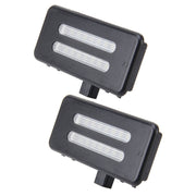 2 luci per specchio di cortesia a LED per auto a luce bianca con 18 lampade SMD-3528 per BMW E60/ E60N/ E61/ E61N/ E90/ E90N/ E91/ E91N/ E92/ E92N/ E70/ E71/ E84/ F25/ X3, For BMW E60