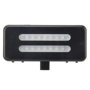 2 luci per specchio di cortesia a LED per auto a luce bianca con 18 lampade SMD-3528 per BMW E60/ E60N/ E61/ E61N/ E90/ E90N/ E91/ E91N/ E92/ E92N/ E70/ E71/ E84/ F25/ X3, For BMW E60