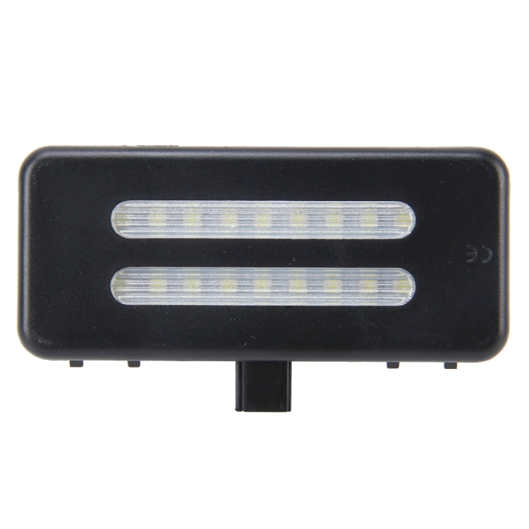 2 luci per specchio di cortesia a LED per auto a luce bianca con 18 lampade SMD-3528 per BMW E60/ E60N/ E61/ E61N/ E90/ E90N/ E91/ E91N/ E92/ E92N/ E70/ E71/ E84/ F25/ X3, For BMW E60