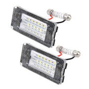 Luce targa da 2 pezzi con 18 lampade SMD-3528 per BMW MINI R56,2W 120LM,6000K, DC12V (luce bianca), For BMW MINI R56