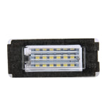 Luce targa da 2 pezzi con 18 lampade SMD-3528 per BMW MINI R56,2W 120LM,6000K, DC12V (luce bianca), For BMW MINI R56
