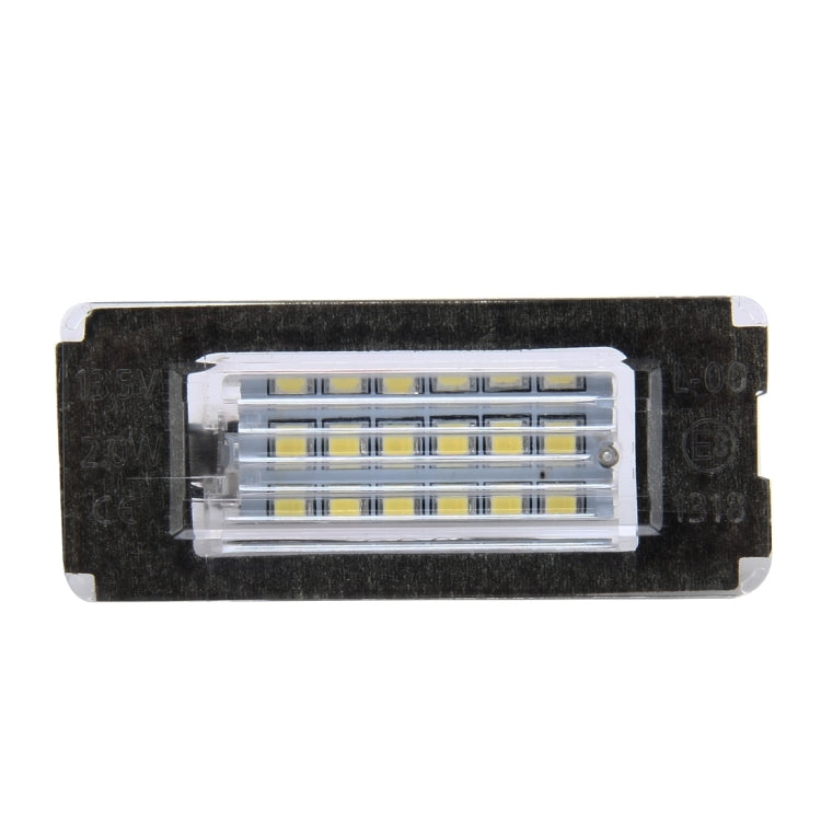Luce targa da 2 pezzi con 18 lampade SMD-3528 per BMW MINI R56,2W 120LM,6000K, DC12V (luce bianca), For BMW MINI R56