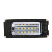 Luce targa da 2 pezzi con 18 lampade SMD-3528 per BMW MINI R56,2W 120LM,6000K, DC12V (luce bianca), For BMW MINI R56