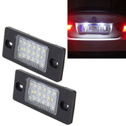 2 luci targa con 18 lampade SMD-3528 per Volkswagen Touareg 2003-2010, Prosche Cayenne 2002-2010,2W 120LM, DC12V (luce bianca), For Volkswagen ,Prosche
