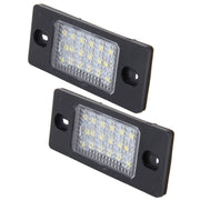 2 luci targa con 18 lampade SMD-3528 per Volkswagen Touareg 2003-2010, Prosche Cayenne 2002-2010,2W 120LM, DC12V (luce bianca), For Volkswagen ,Prosche