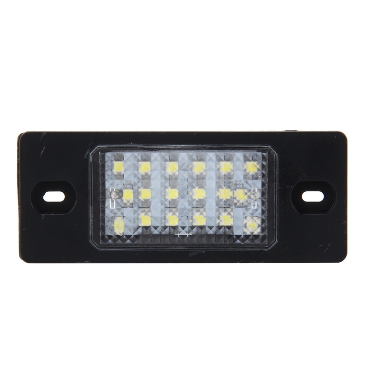 2 luci targa con 18 lampade SMD-3528 per Volkswagen Touareg 2003-2010, Prosche Cayenne 2002-2010,2W 120LM, DC12V (luce bianca), For Volkswagen ,Prosche