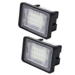 2 luci targa con 18 lampade SMD-3528 per Mercedes-Benz GLK X204, 2W 120LM, DC12V (luce bianca), For Benz GLK X204