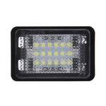 2 luci targa con 18 lampade SMD-3528 per Mercedes-Benz GLK X204, 2W 120LM, DC12V (luce bianca), For Benz GLK X204