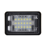 2 luci targa con 18 lampade SMD-3528 per Mercedes-Benz GLK X204, 2W 120LM, DC12V (luce bianca), For Benz GLK X204