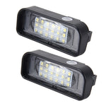 Luce targa da 2 pezzi con 18 lampade SMD-3528 con Canbus per Mercedes-Benz W220,2W 120LM,6000K, DC12V (luce bianca), For Benz W220