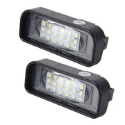 Luce targa da 2 pezzi con 18 lampade SMD-3528 con Canbus per Mercedes-Benz W220,2W 120LM,6000K, DC12V (luce bianca), For Benz W220