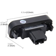 Luce targa da 2 pezzi con 18 lampade SMD-3528 con Canbus per Mercedes-Benz W220,2W 120LM,6000K, DC12V (luce bianca), For Benz W220