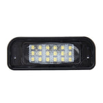 Luce targa da 2 pezzi con 18 lampade SMD-3528 con Canbus per Mercedes-Benz W220,2W 120LM,6000K, DC12V (luce bianca), For Benz W220