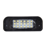 Luce targa da 2 pezzi con 18 lampade SMD-3528 con Canbus per Mercedes-Benz W220,2W 120LM,6000K, DC12V (luce bianca), For Benz W220