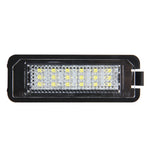 2 luci targa con 18 lampade SMD-3528 per Volkswagen, 2W 120LM, 6000K, DC12V (luce bianca), For Volkswagen1