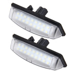 2 luci targa con 18 lampade SMD-3528 per Toyota, 2W 120LM, 6000K, DC12V (luce bianca), For Toyota2